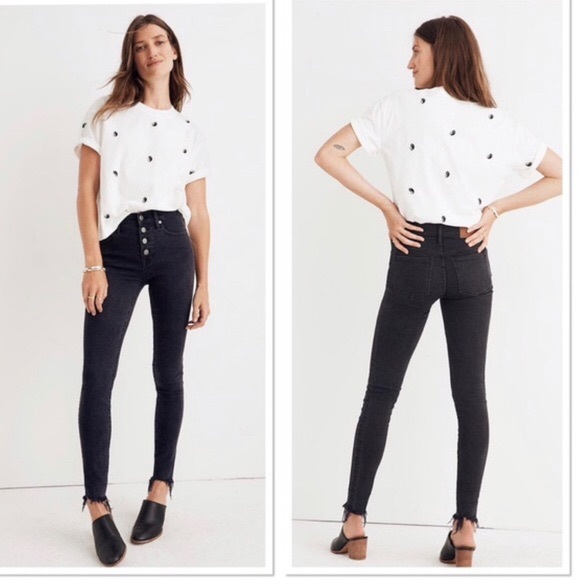 Madewell Denim - Madewell 9" High Rise Skinny Jeans Size 27